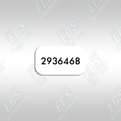 1970-71 Mopar: A/C Expansion Valve Decal