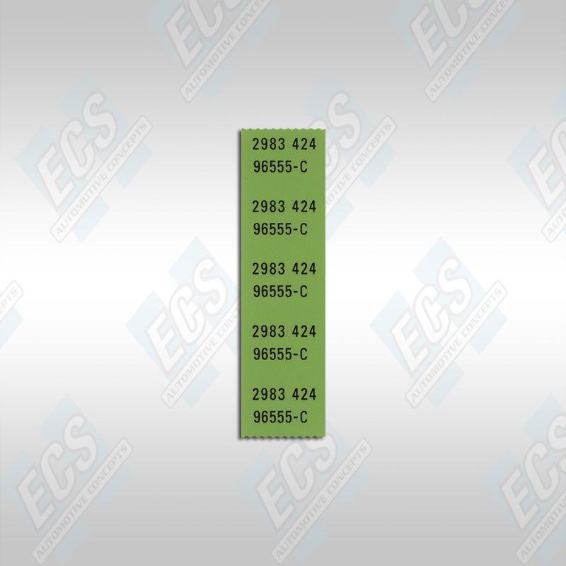 1970-71 Mopar: Engine Compartment Wiring Harness Tag (Multiple Options!)