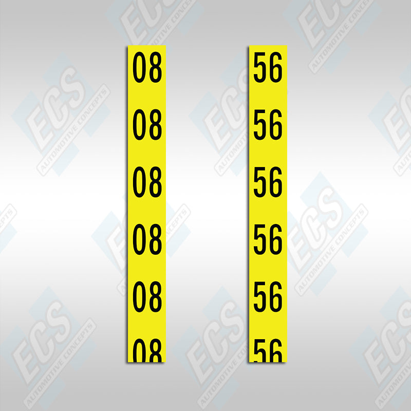 1970-71 Mopar E-Body: Exhaust/Muffler Decal (Multiple Options!)