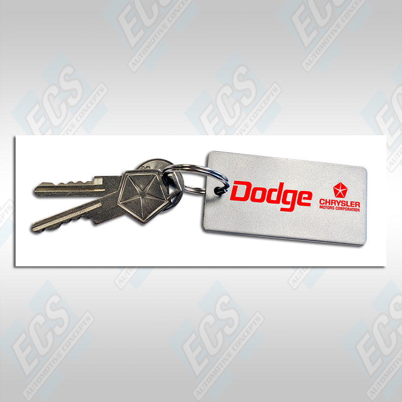 Dodge Custom Car Metal Key Tags (Multiple Options!)