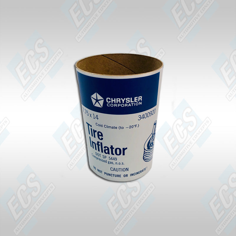 1970-71 Mopar E-Body: Space Saver Spare Canister Sleeve (Multiple Options!)